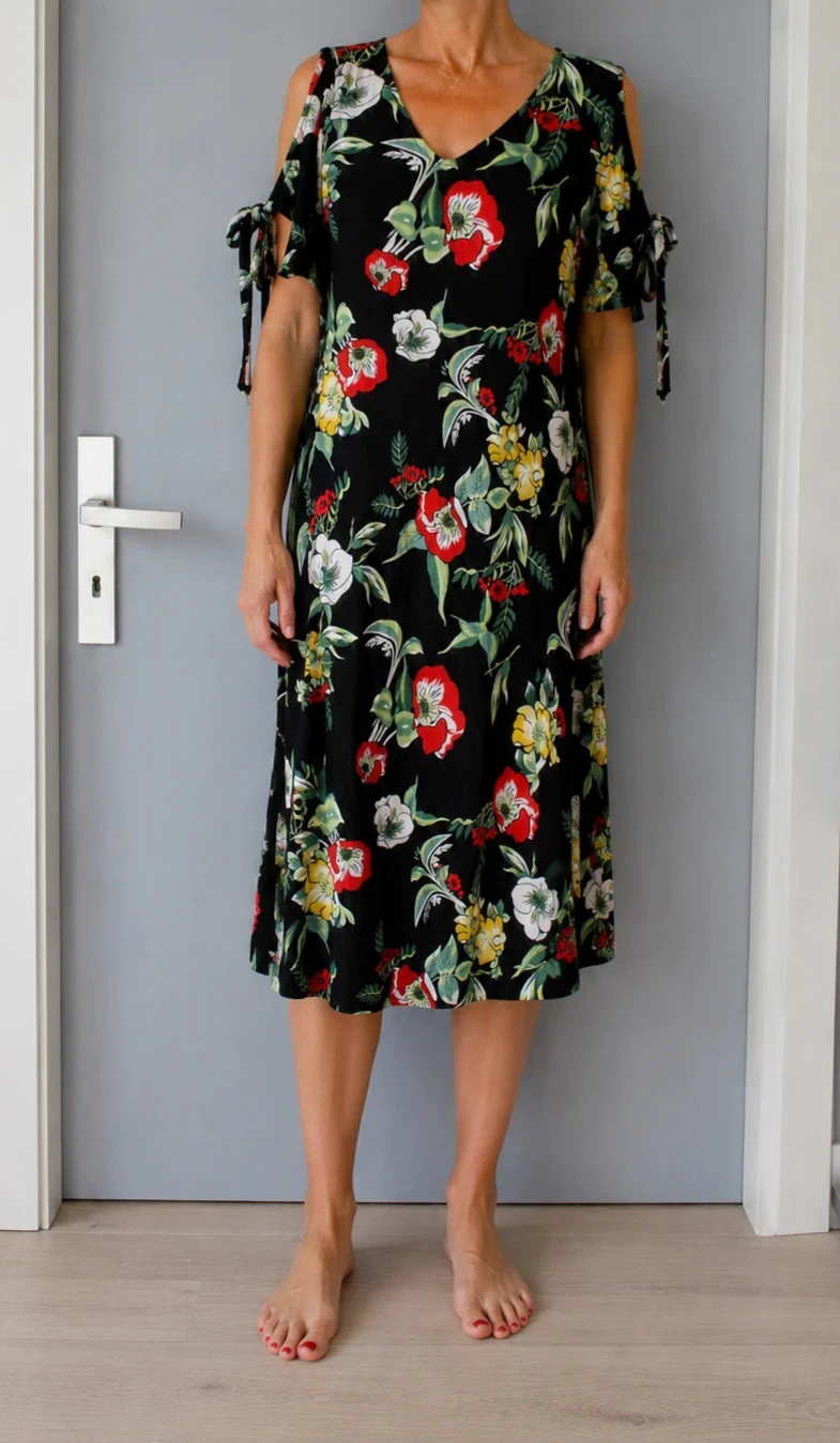Robe fleurie chic et légère – Taille 38/40 – Excellent état – photo 2